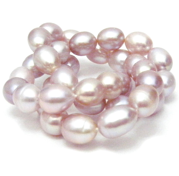 Pink/Peach 8.5-9mm Elliptical Pearls